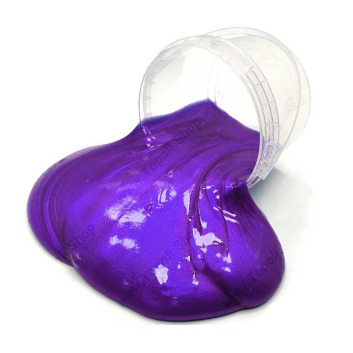 ژل بازی واتر متالیک بنفش 300 گرم کد slime214